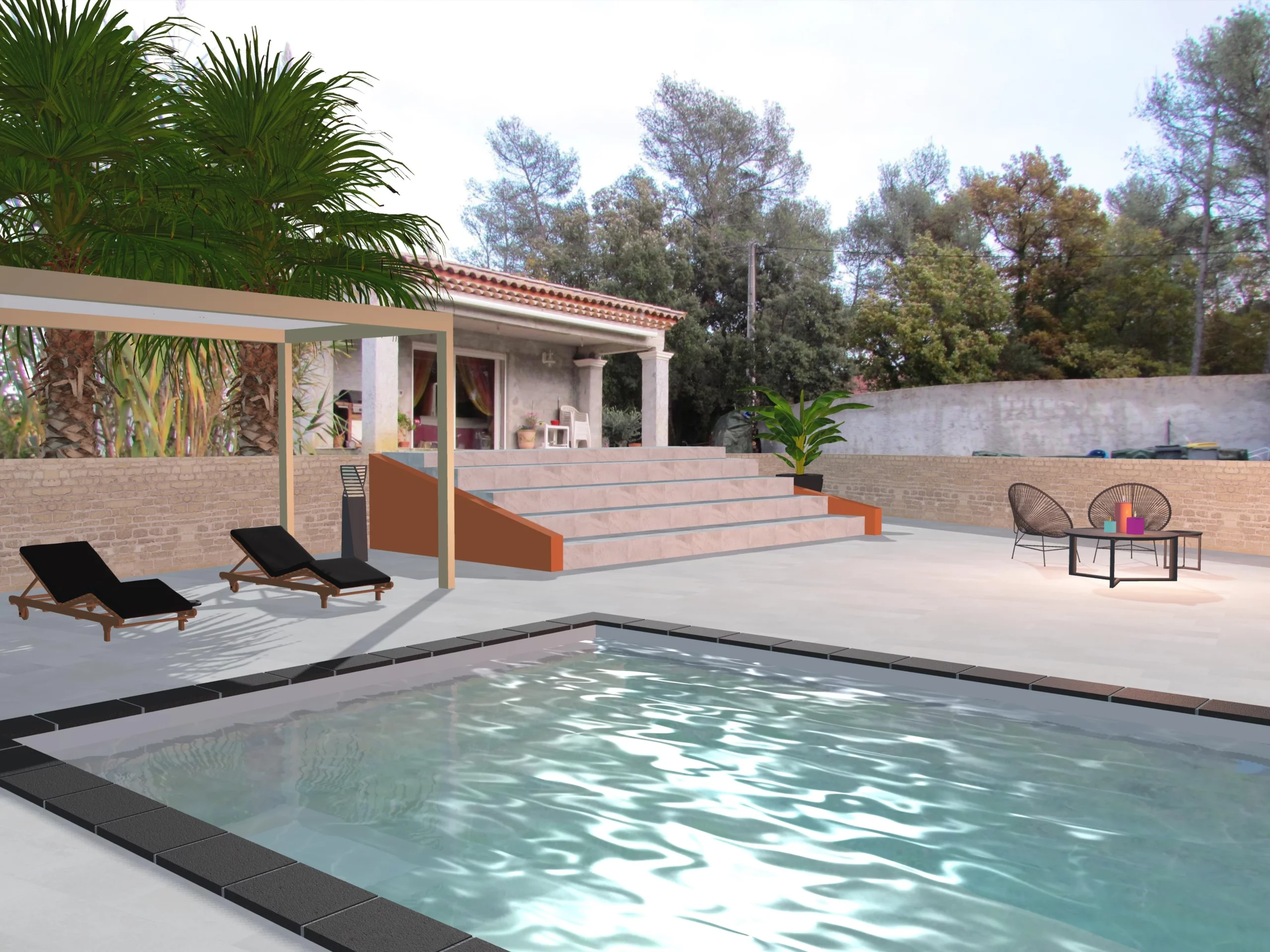 Projet piscine 3D