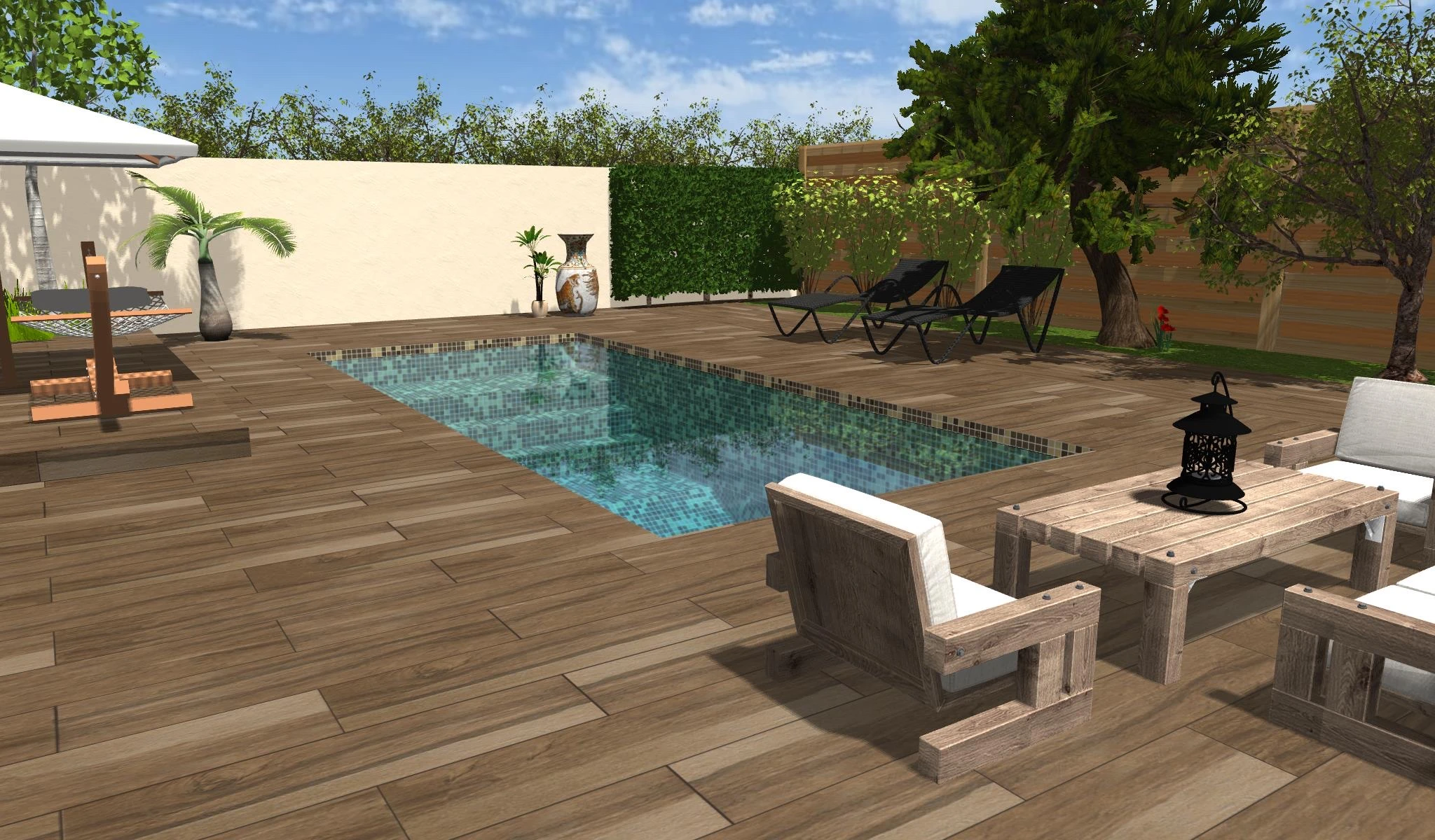 conception 3D pour les pisciniste