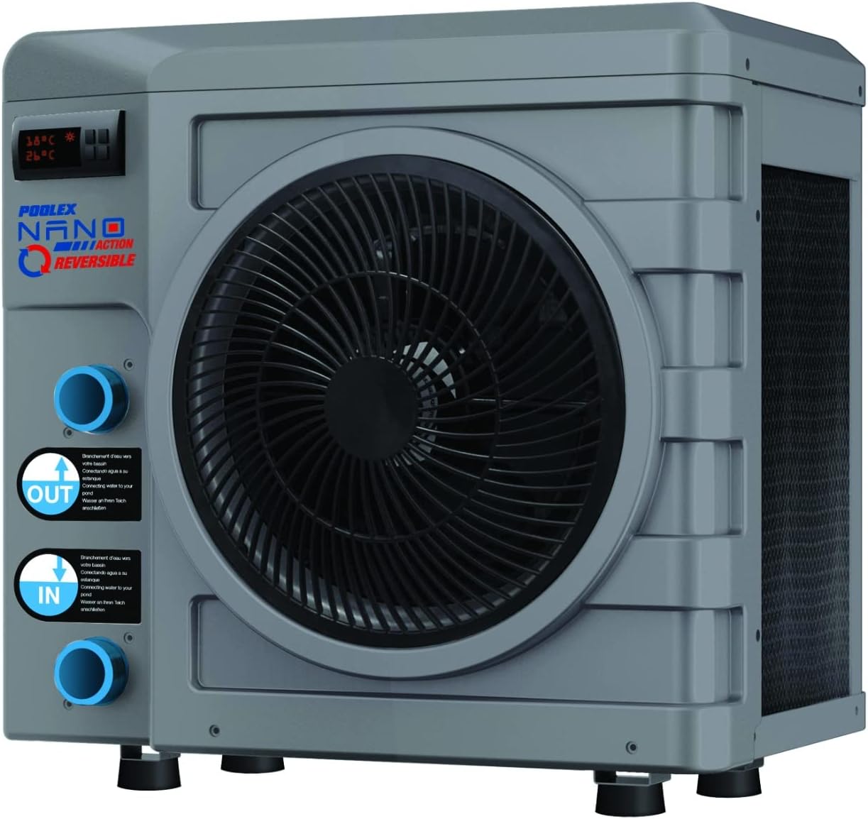 Pompe à chaleur piscine Poolex 3kW pour bassin de 10 à 21m3