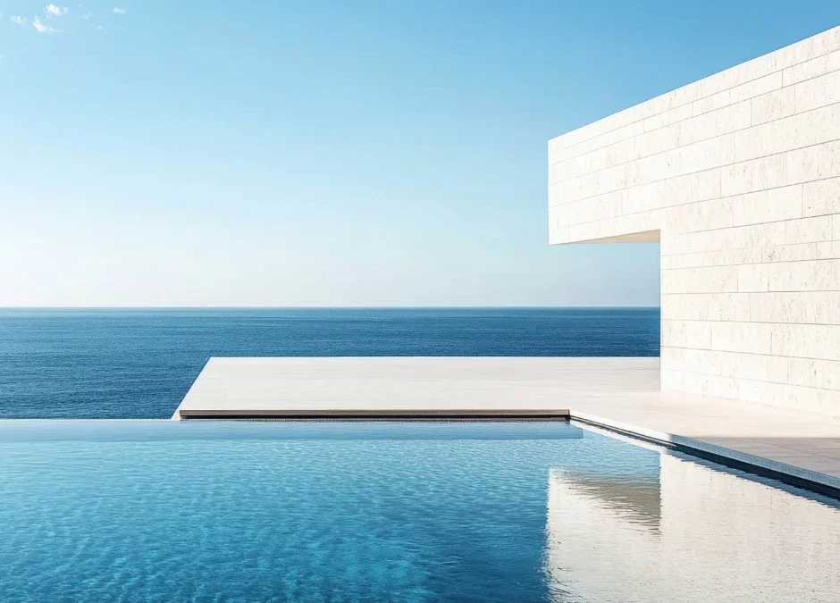 Terrain en pente, piscine enterrée ou semi-enterrée ?