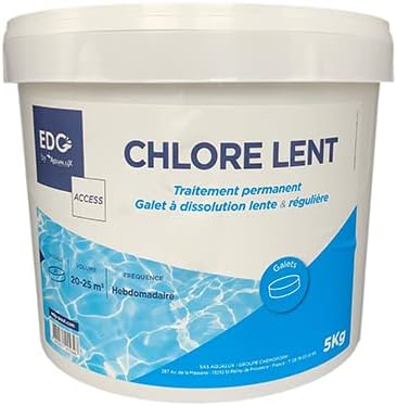 Chlore lent 5kg EDG by Aqualux