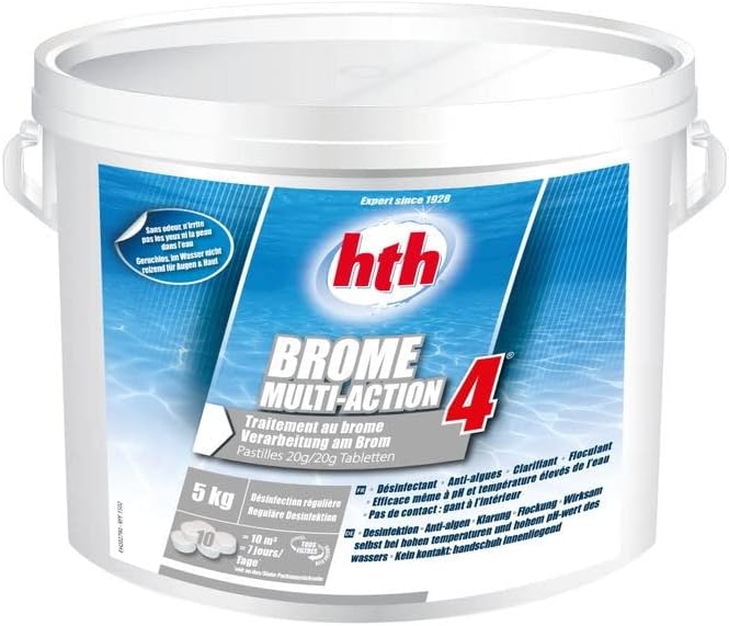 Brome piscine multifonction HTH 5kg