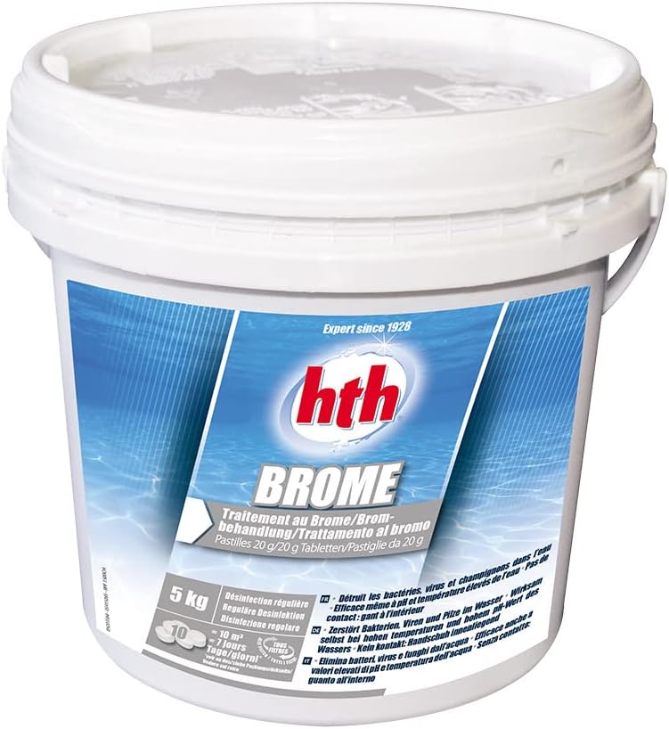Brome piscine et spa HTH 5kg
