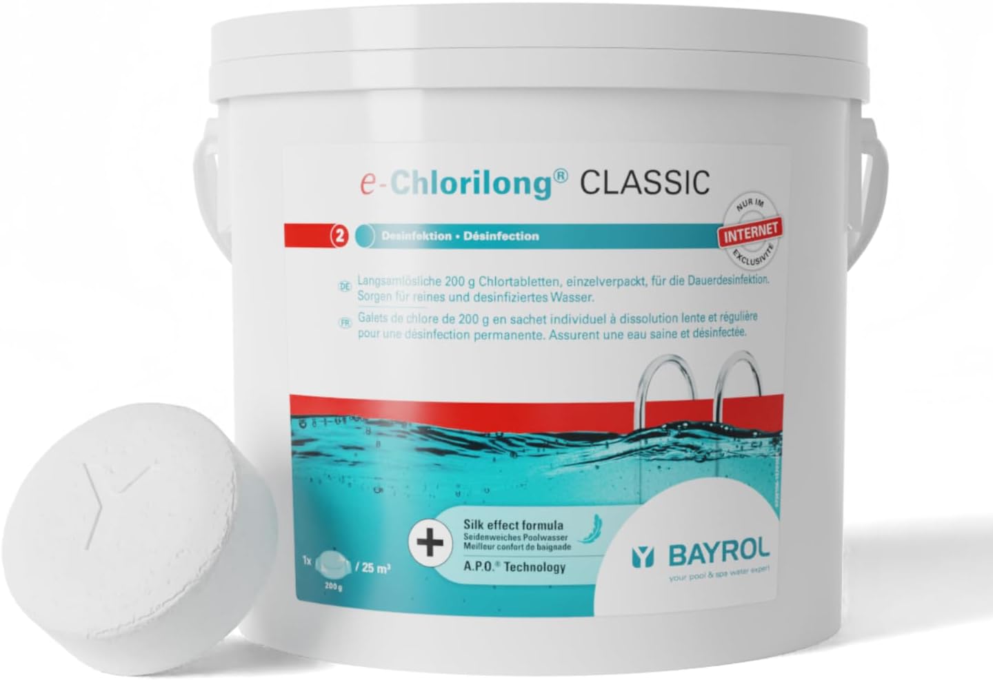Chlore lent 5kg Bayrol Chlorilong