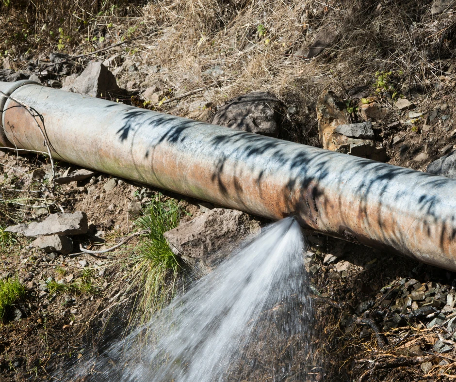 Mise en pression fuite piscine