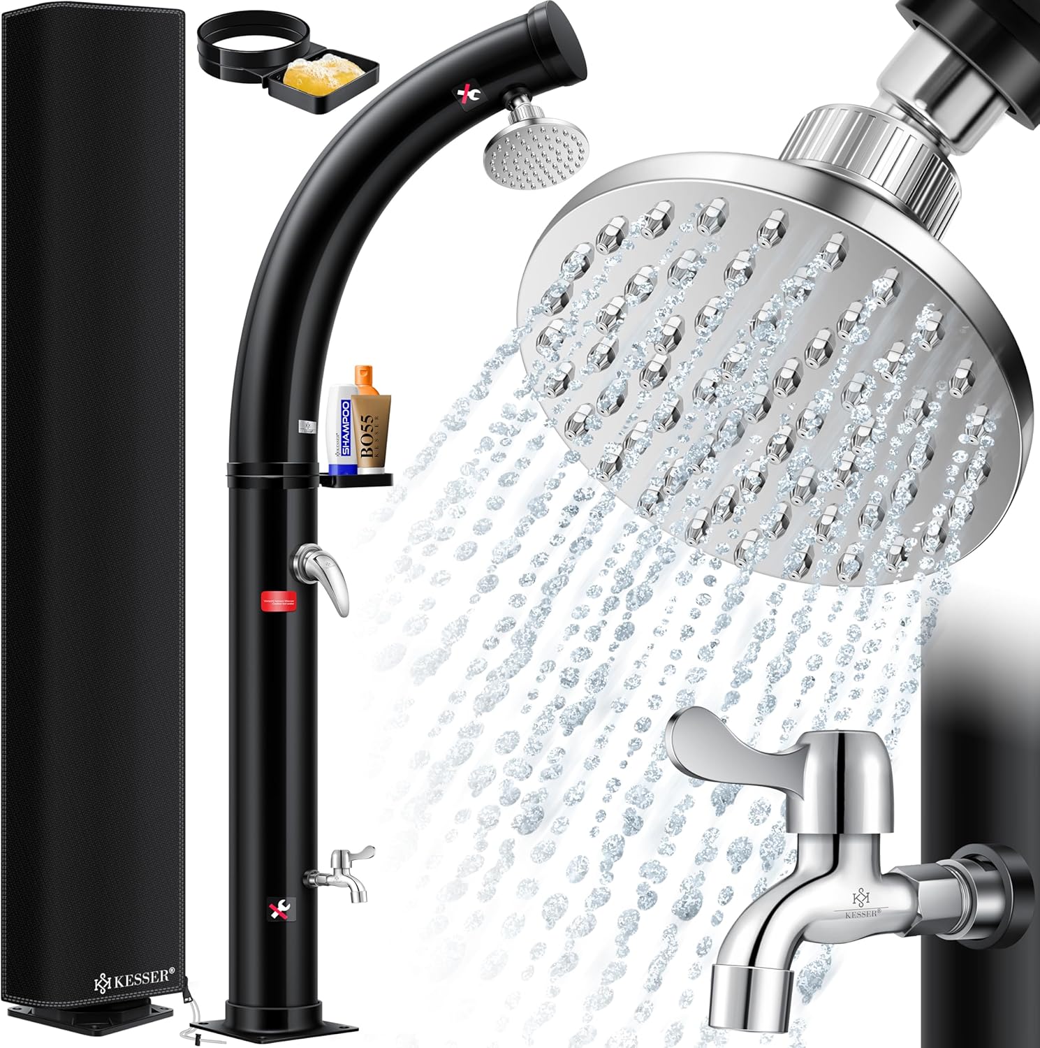 Douche solaire 35L avec housse de protection